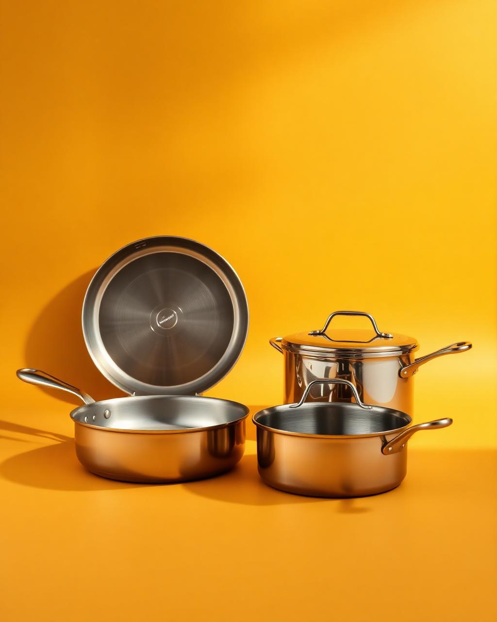 Snowclad 10 & 14-Piece Hybrid Cookware Set
